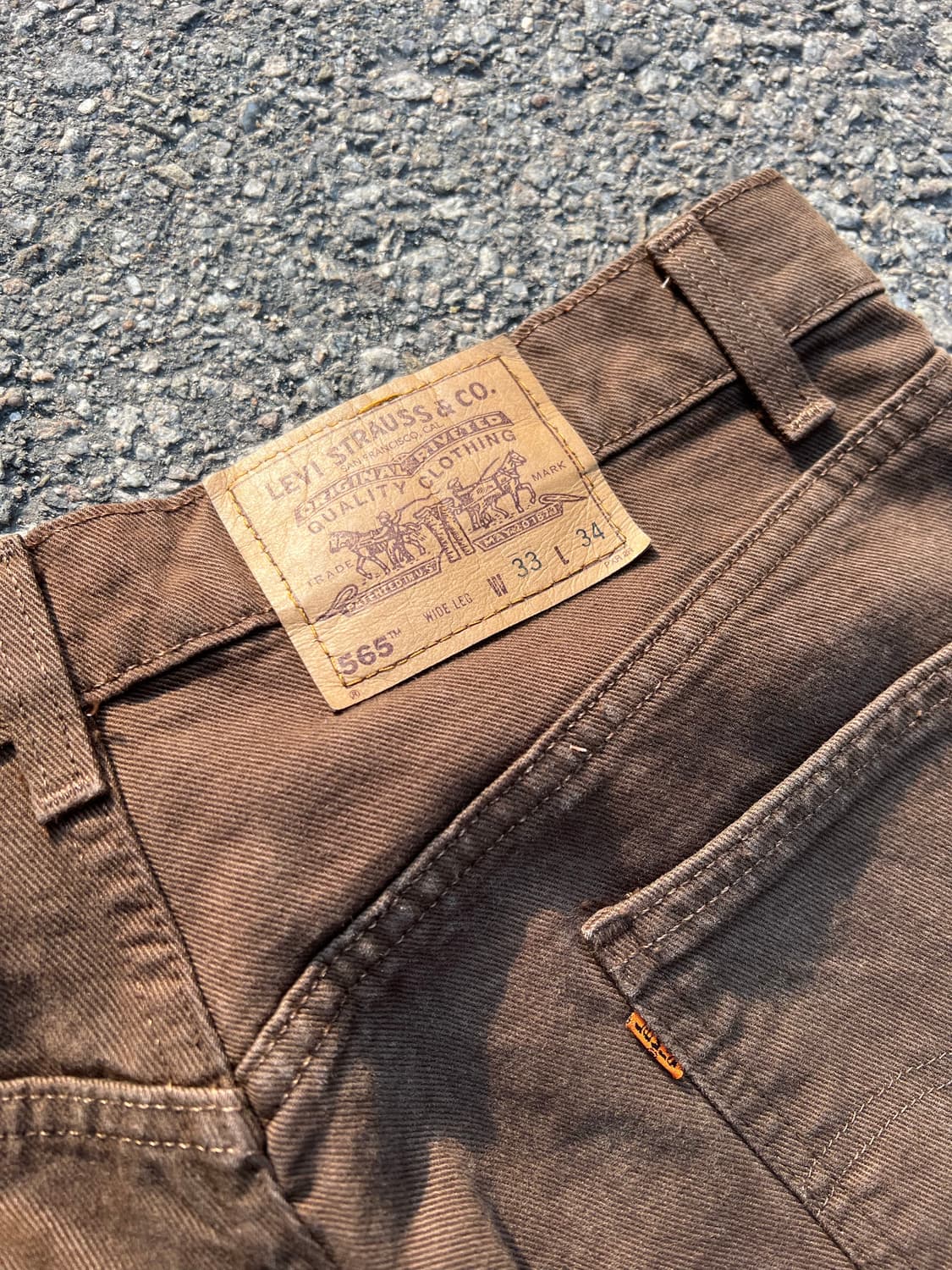 🇺🇸 90s 리바이스 565 루즈핏 와이드레그 33-34 상품이미지7