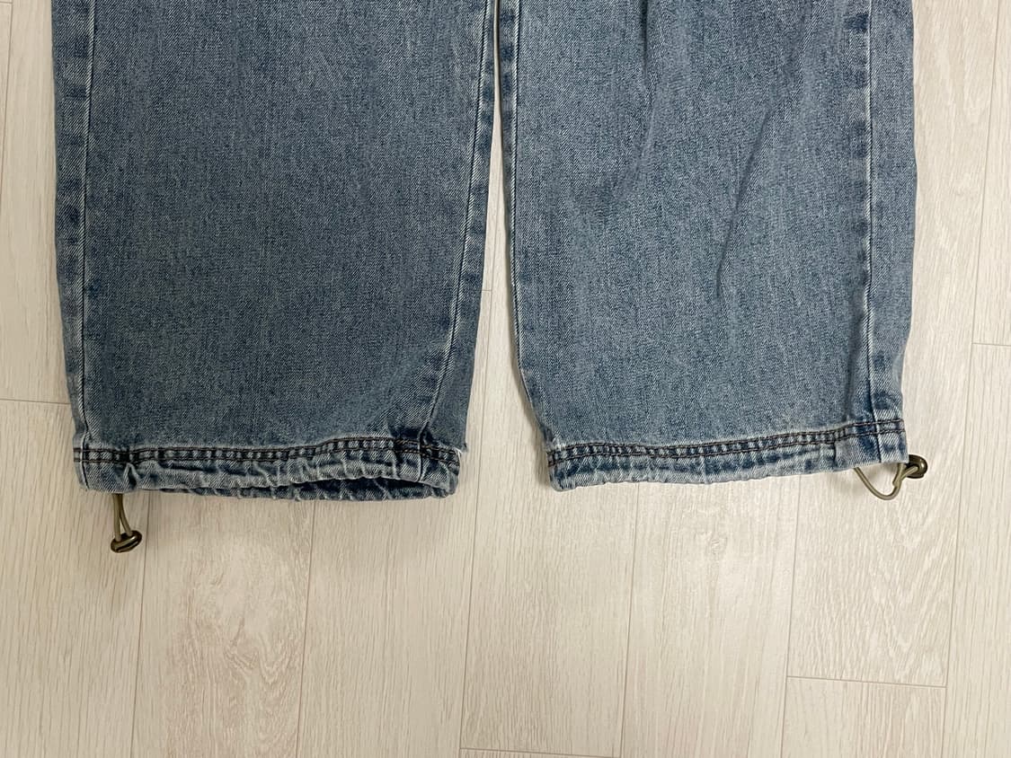 스컬프터 데님 카고 팬츠 상품이미지4