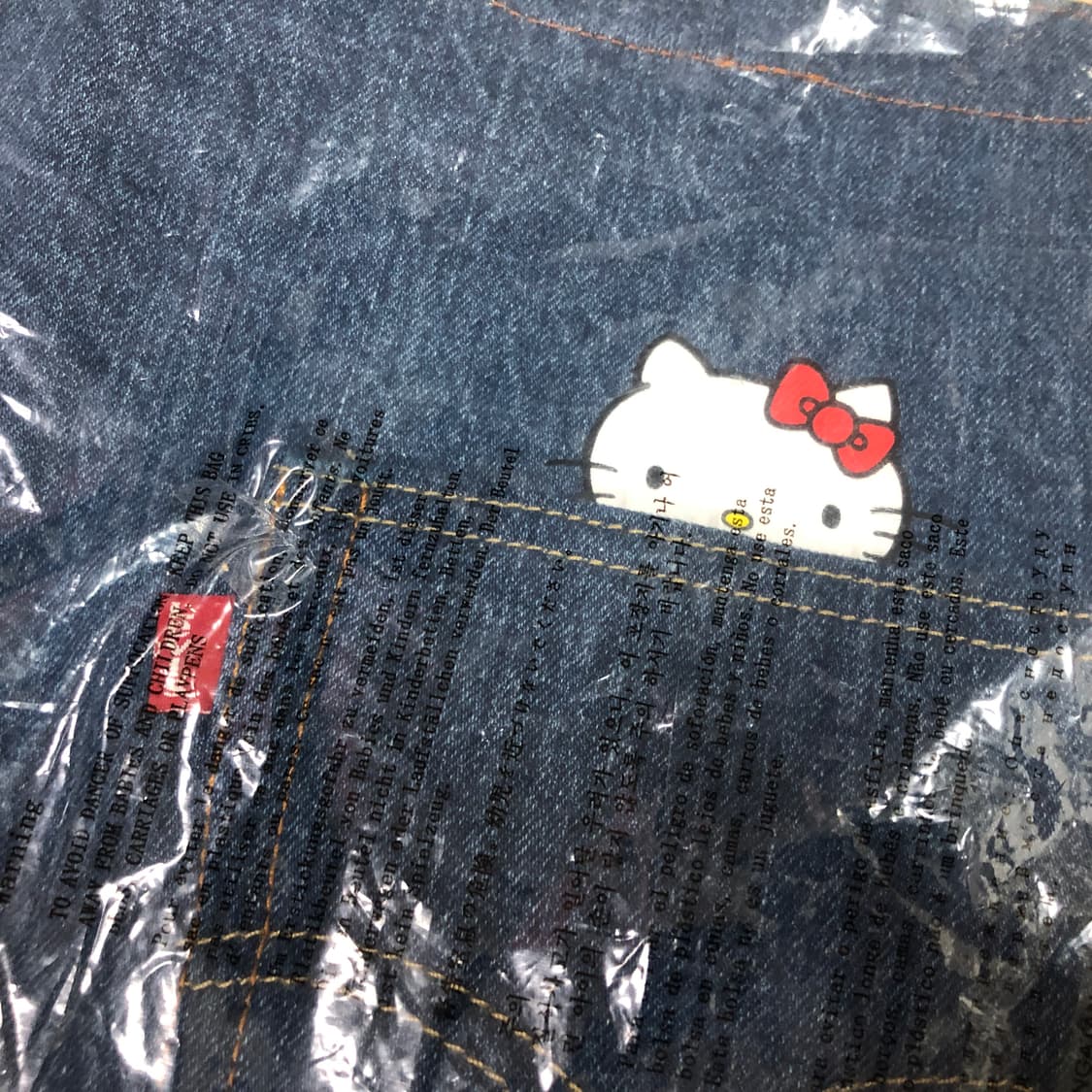 리바이스 X 헬로키티 데님 토트백 상품이미지6