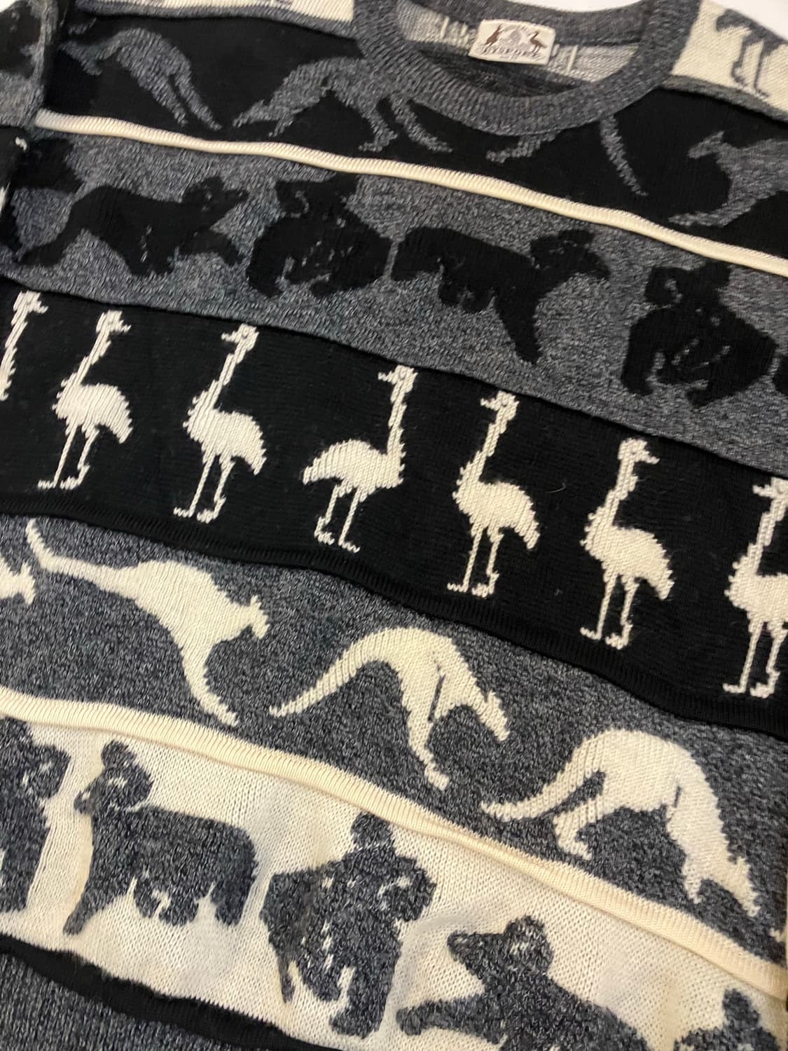 90s HYSPORT 오스트레일리아 울 니트 상품이미지2