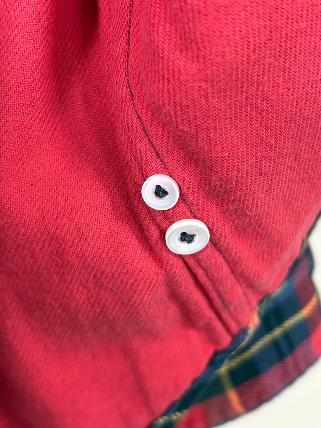 두산 빈티지 폴로 랄프로렌 체크 셔츠 상품이미지4