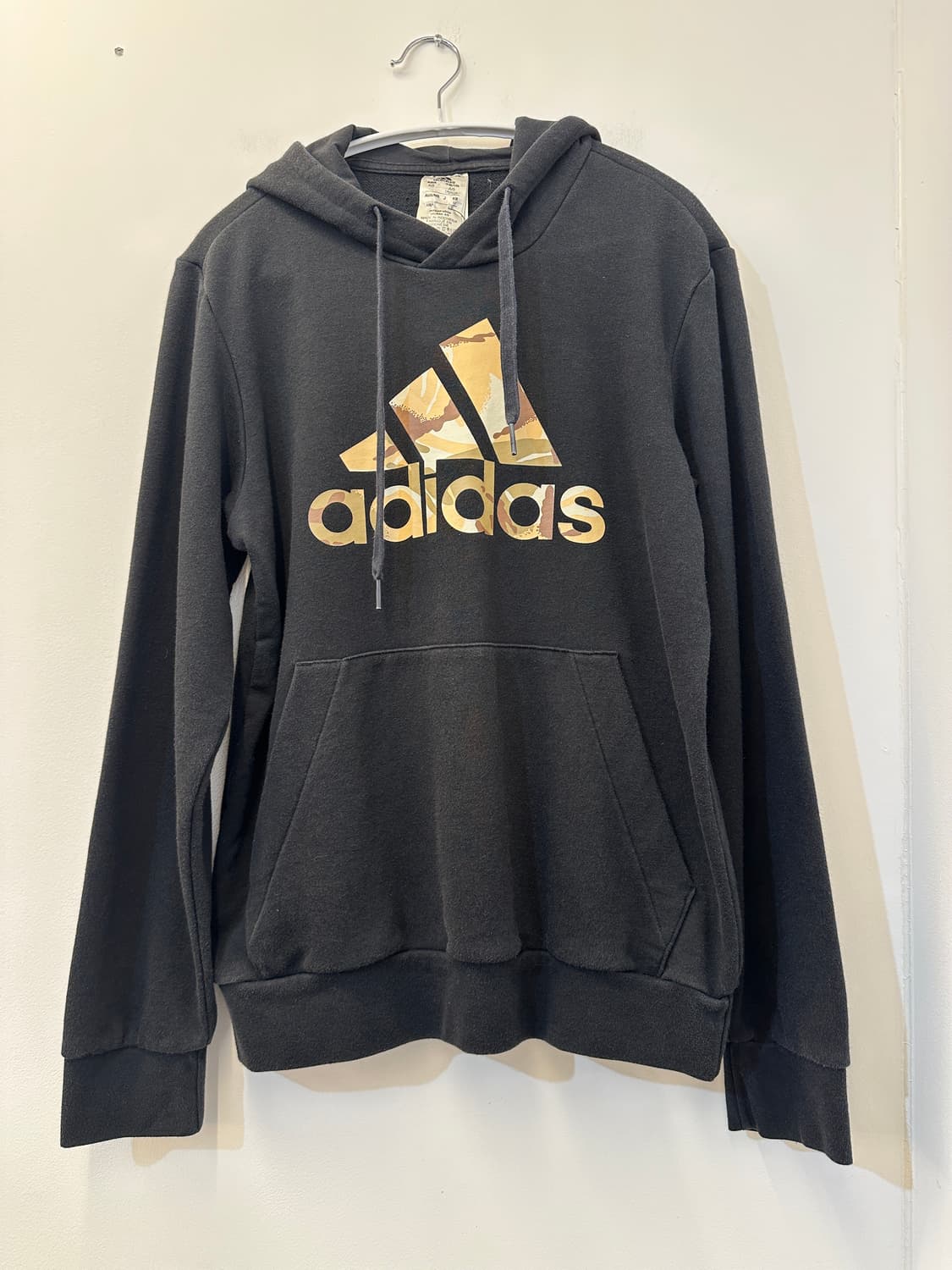 M) 아디다스 카모 프린팅 블랙 후드티 상품이미지1