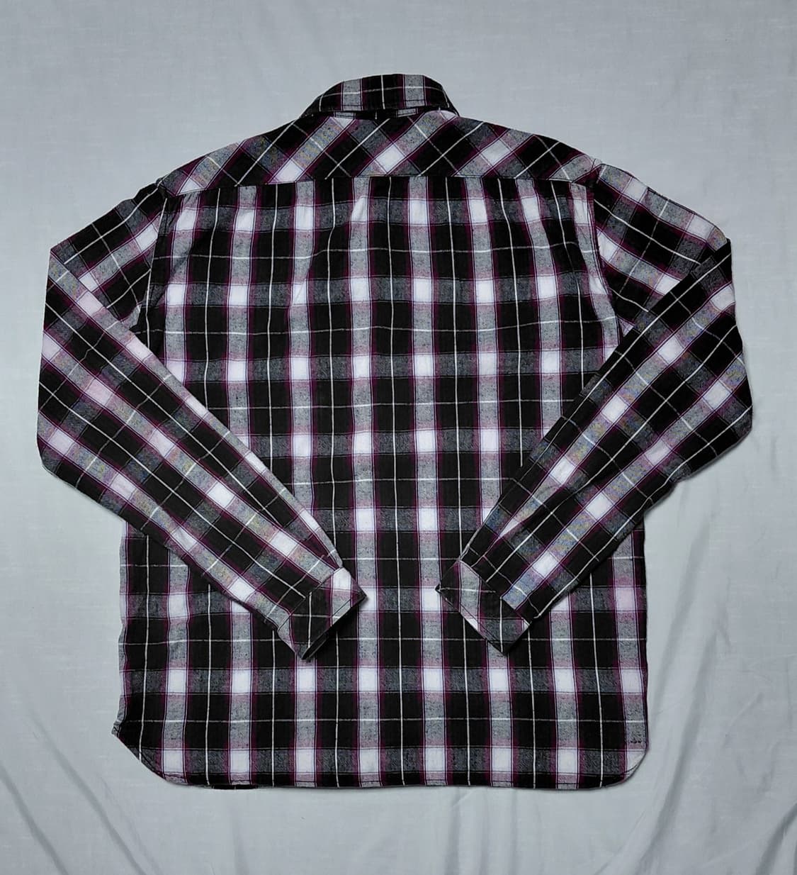 ​[M] 빔즈(BEAMS) 빈티지 체크 플라넬 셔츠 상품이미지7