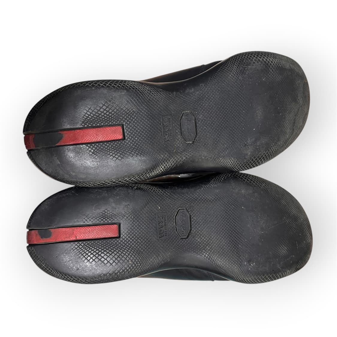 [270] 99fw 프라다 스포츠 블랙 레더 비브람 토글 부츠 상품이미지5