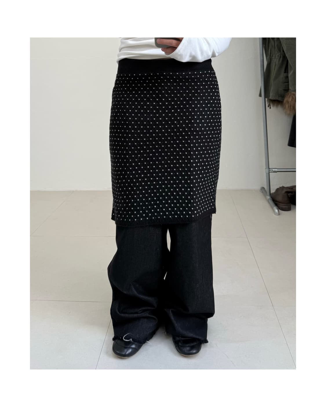 빈티지 미디 스커트 상품이미지3