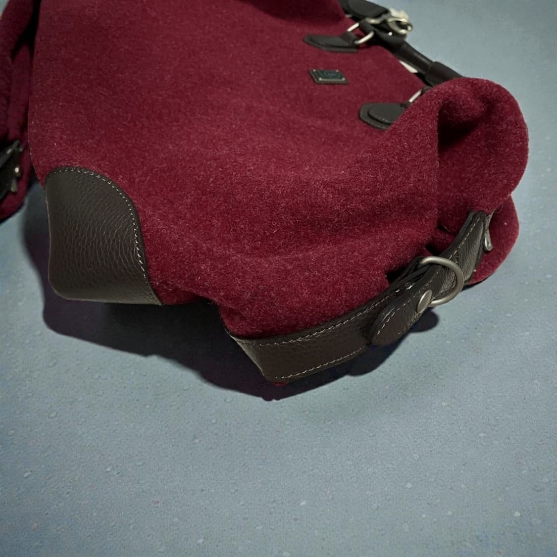 [새상품] 보그너 정품 프리미엄 울 골프 보스턴백 버건디 레드 상품이미지7