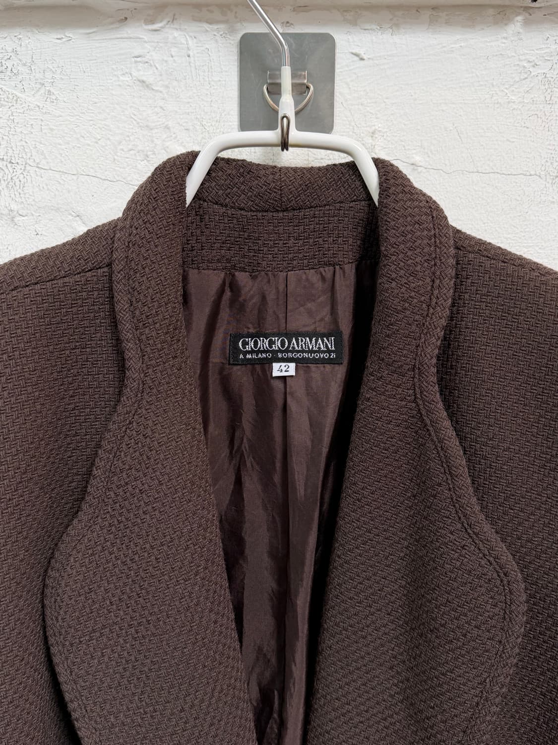 Giorgio Armani 우먼 브라운 자켓 42 상품이미지2