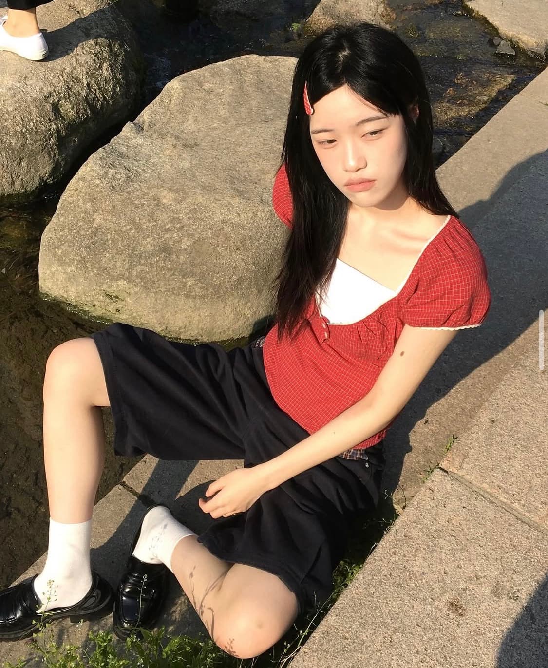 브랜디멜빌 체크 블라우스 상품이미지1