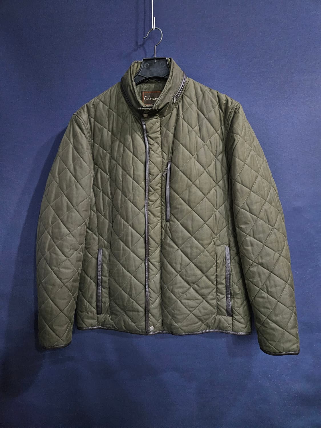 콜한 퀼팅 카키 남성 105 패딩자켓  상품이미지1