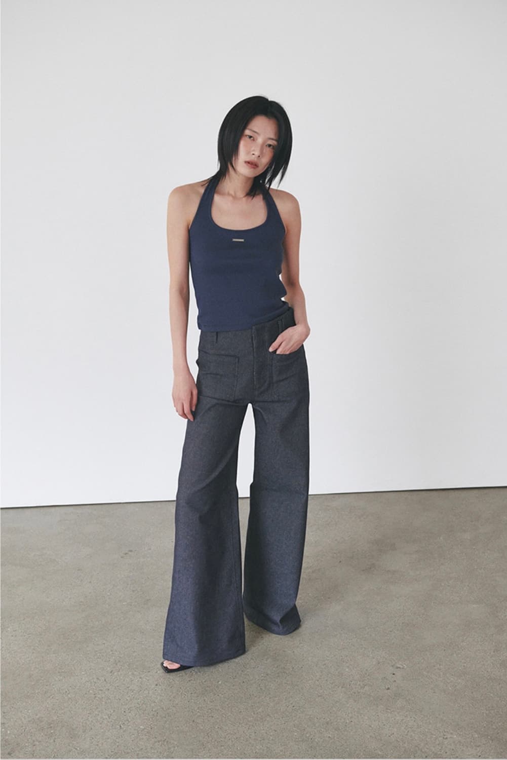 오데스 데님 SEMI WIDE DENIM TROUSERS 상품이미지5