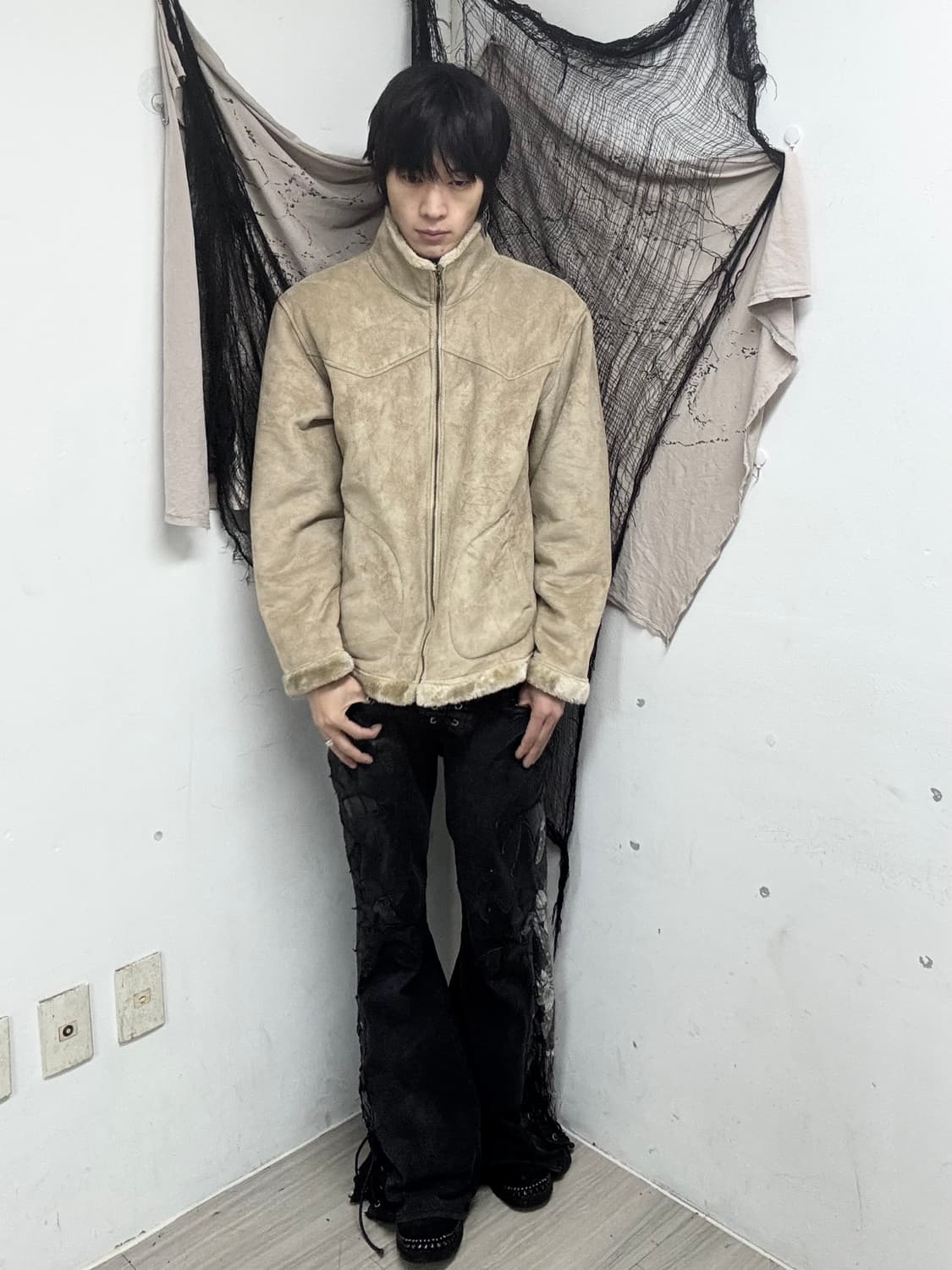 Minimal Ivory Fur Mustang 상품이미지1