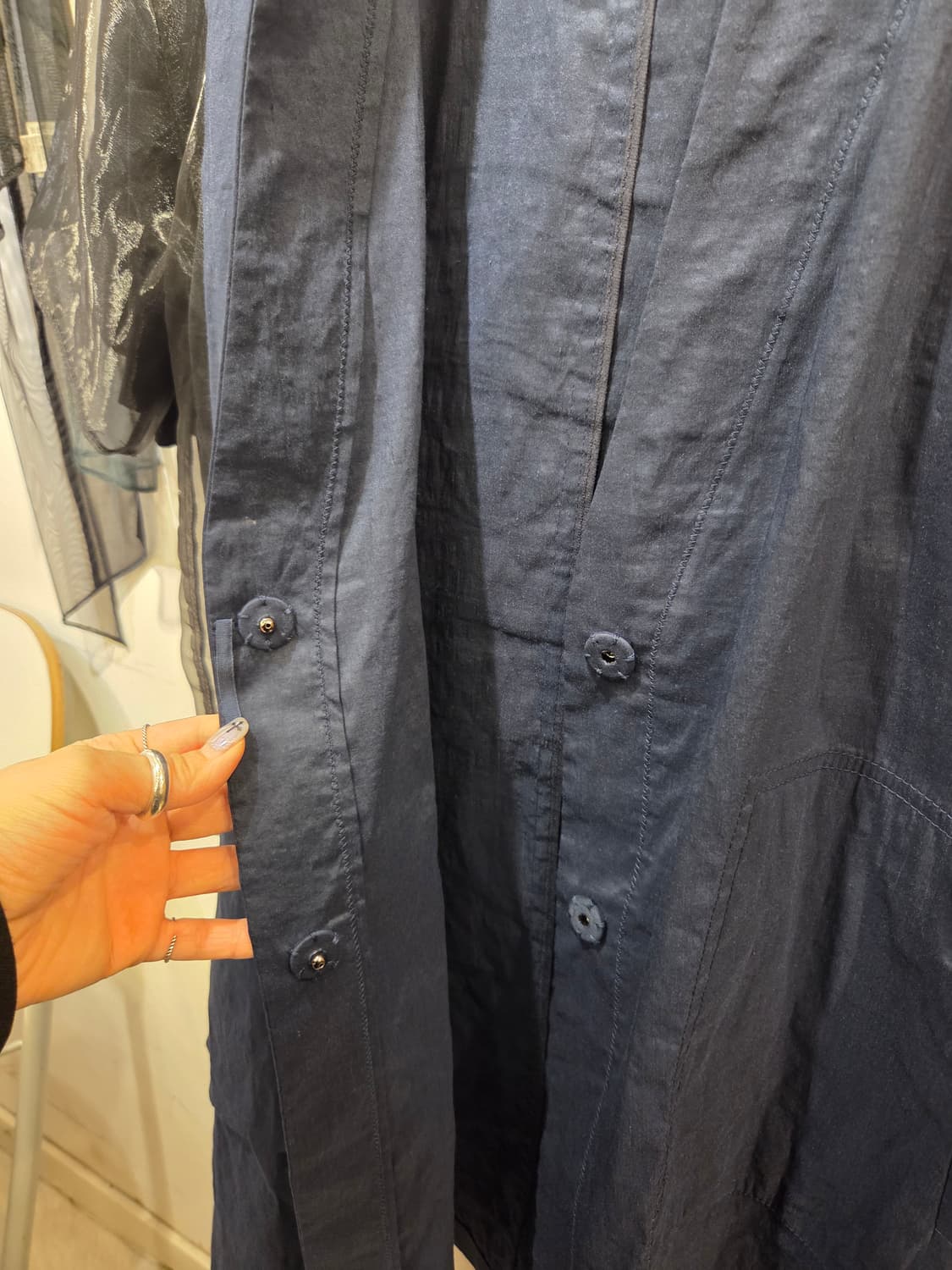 KUHO 구호 린넨 롱 베스트 상품이미지10