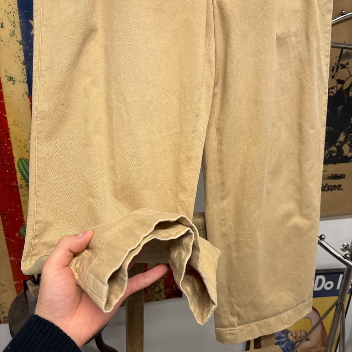 00s 랄프로렌 헤비코튼 컴뱃 트라우저 와이드핏 N772 상품이미지4