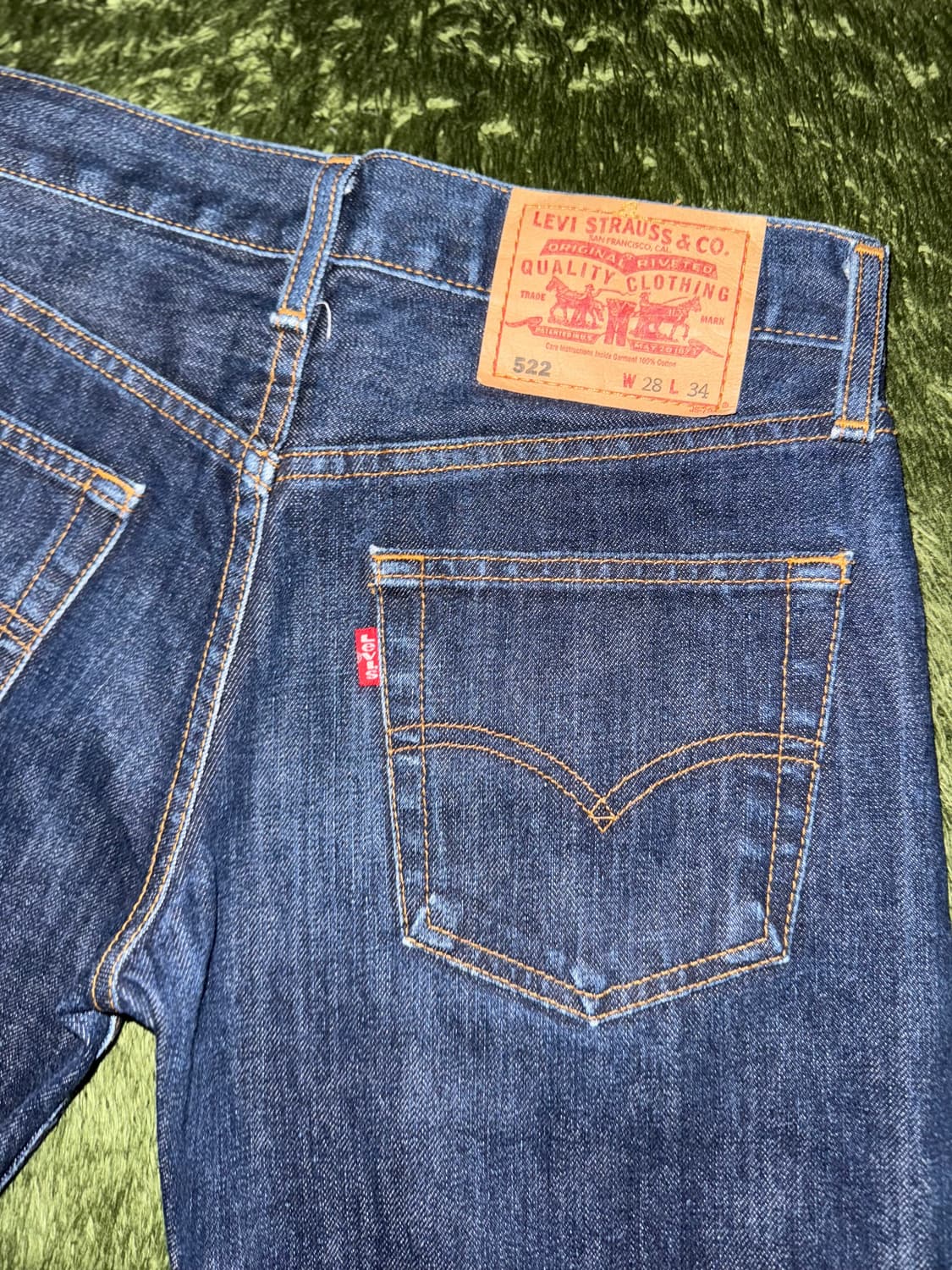 [W28/L34] 리바이스 522 MADE IN JAPAN 데님 팬츠 상품이미지9