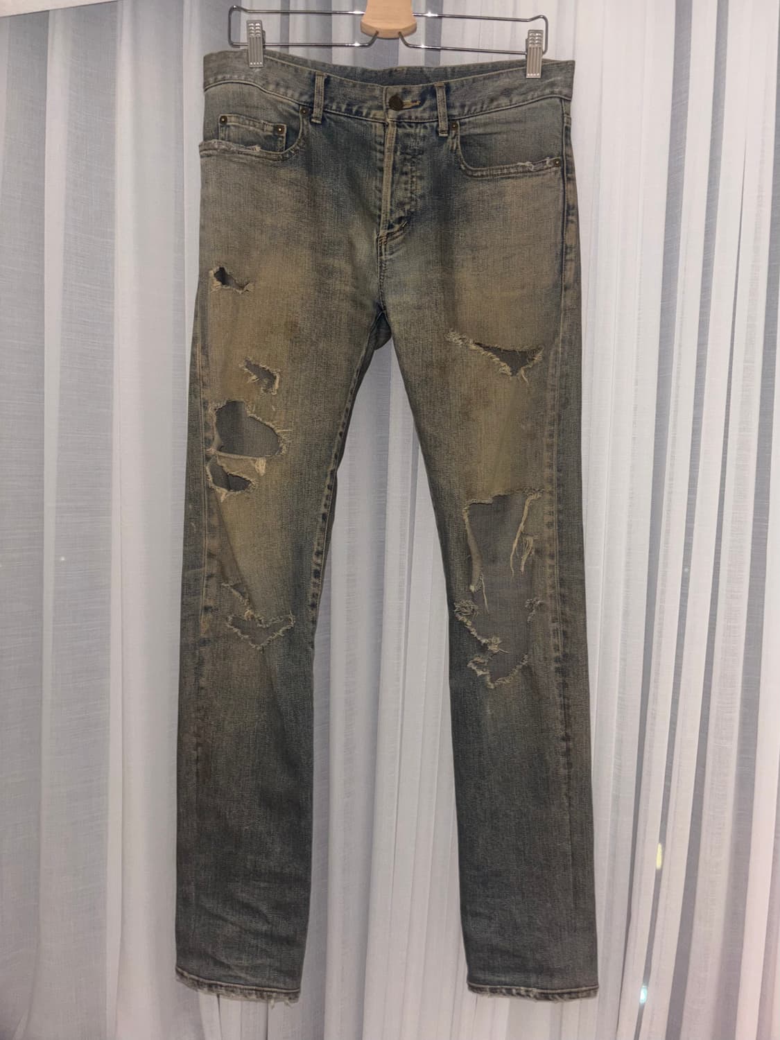 생로랑 15AW 무파진 녹청 상품이미지1