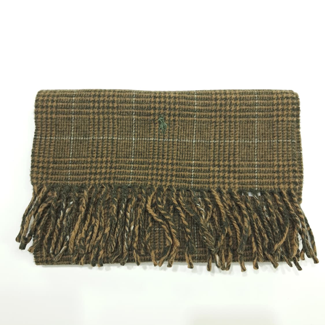 MX178 폴로 랄프로렌 올리브그린 하운드투스 램스울 목도리 머플러 상품이미지7