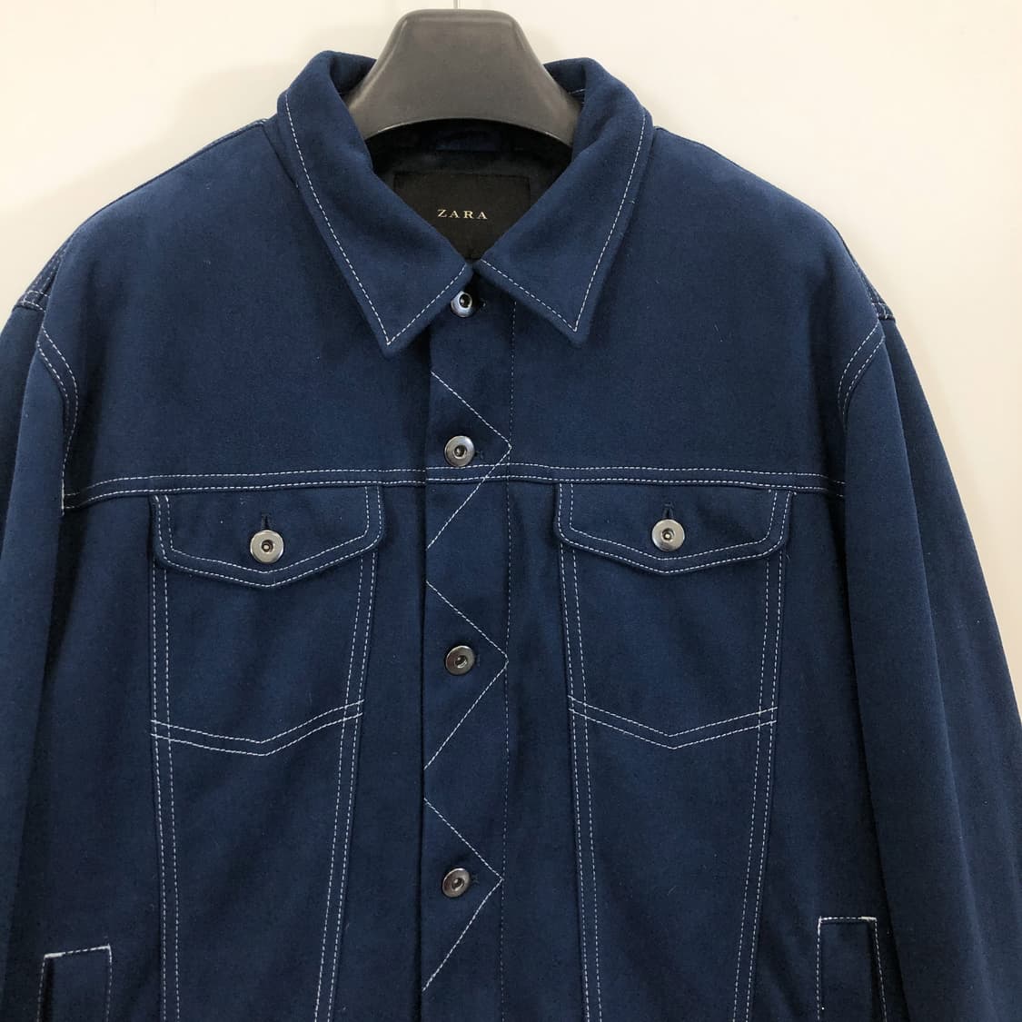 자라 스웨이드 누빔 스티치 트러커 XXL  상품이미지2