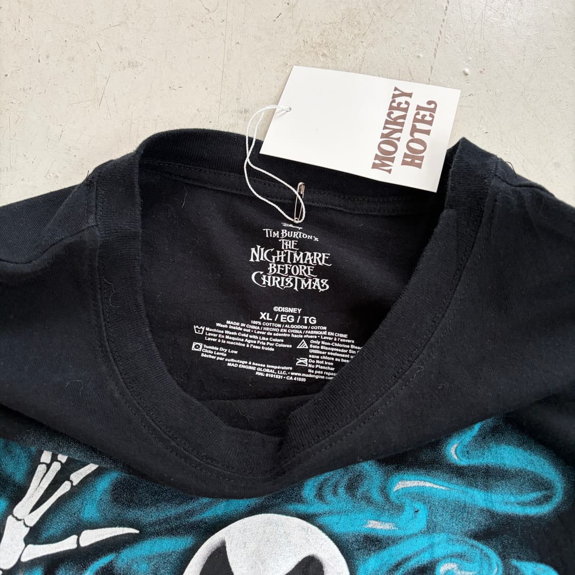 디즈니 팀 버튼의 크리스마스 악몽 오피셜 롱슬리브 XL 상품이미지7