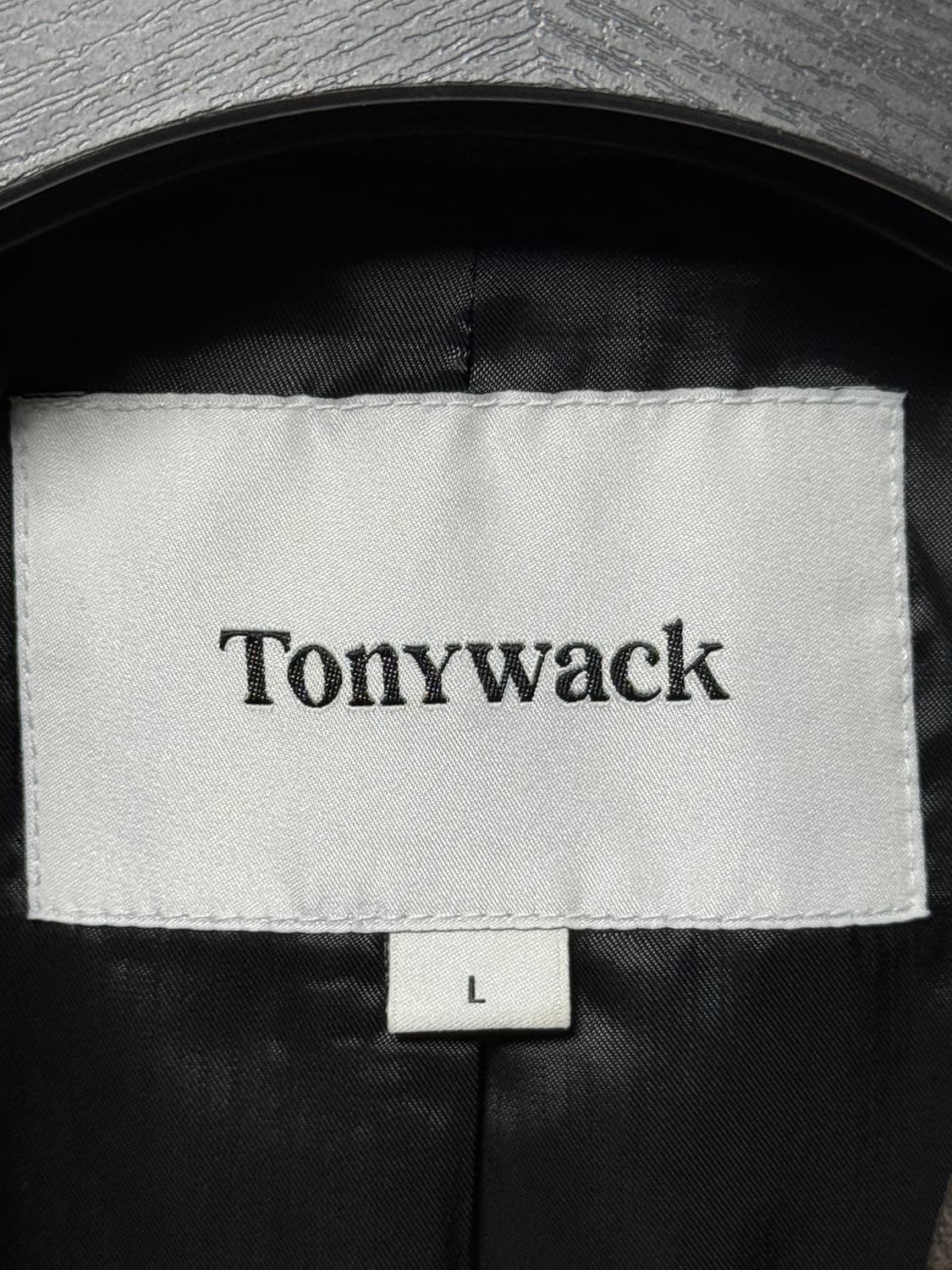 토니웩 24fw 카프레더 크롭자켓 빈티지 트리트먼트 브라운 L 상품이미지3