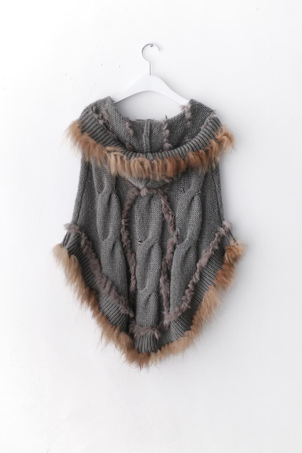 fur grunge cape 상품이미지2