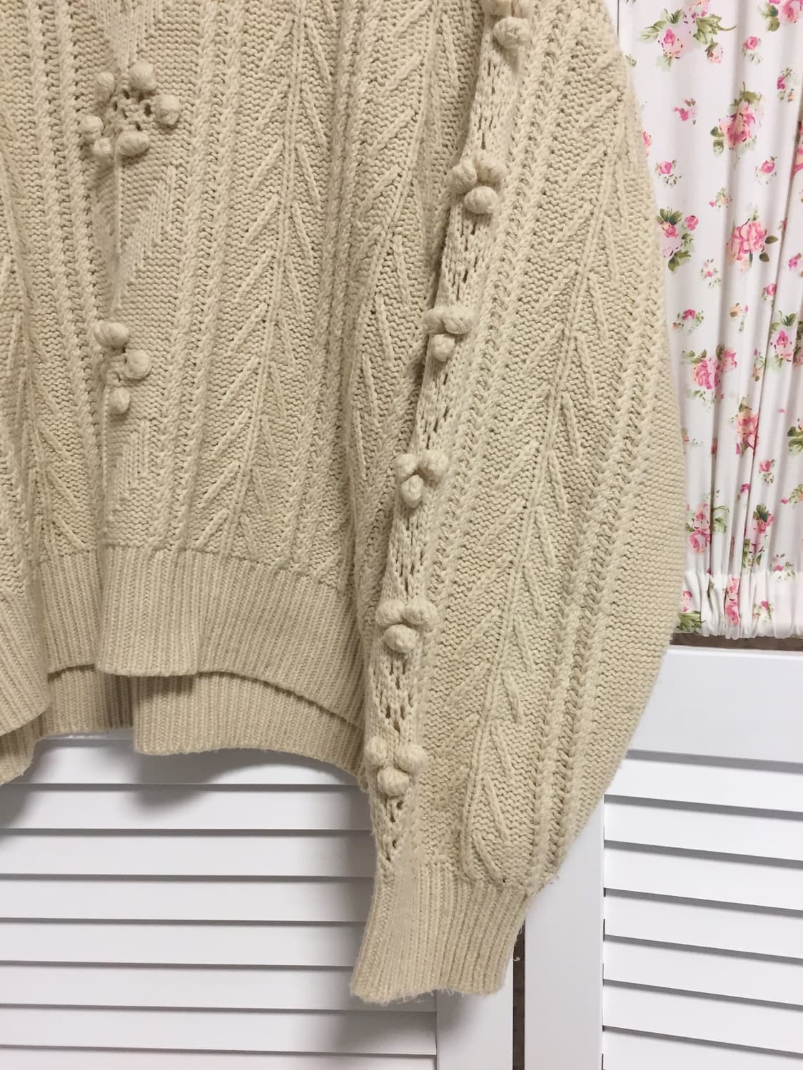 빈티지 폼폼이 폭닥 니트 상품이미지3