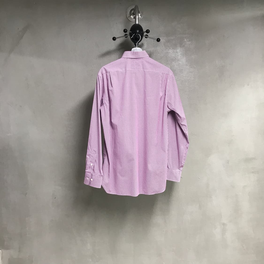 폴로 랄프로렌 깅엄 체크 셔츠 퍼플 39 상품이미지6