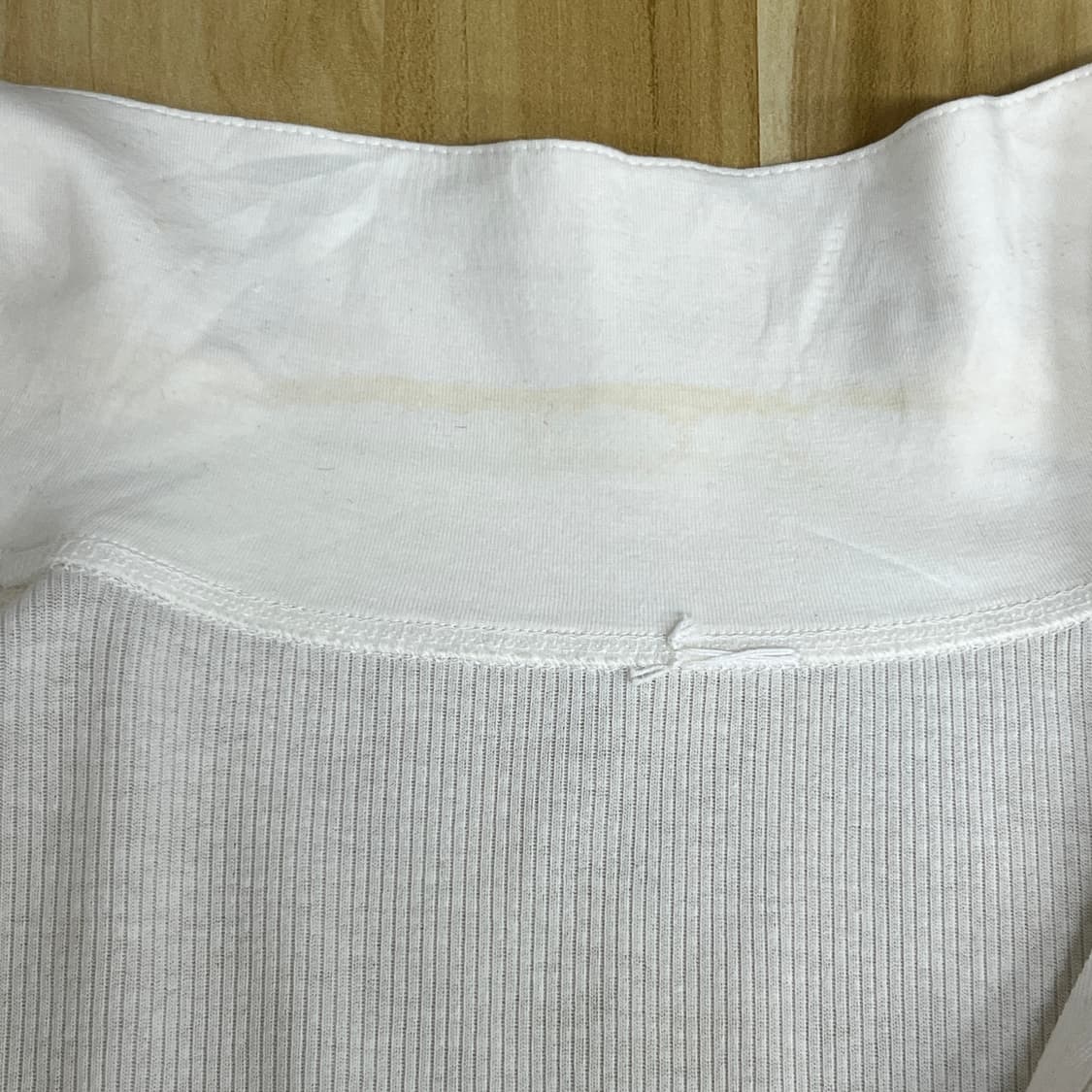 CORDIER 아이보리 잔골지 집업 자켓 40 상품이미지8