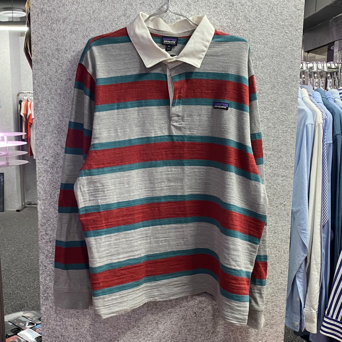 파타고니아 스트라이프 컬러블록 피케티 B3166 상품이미지2