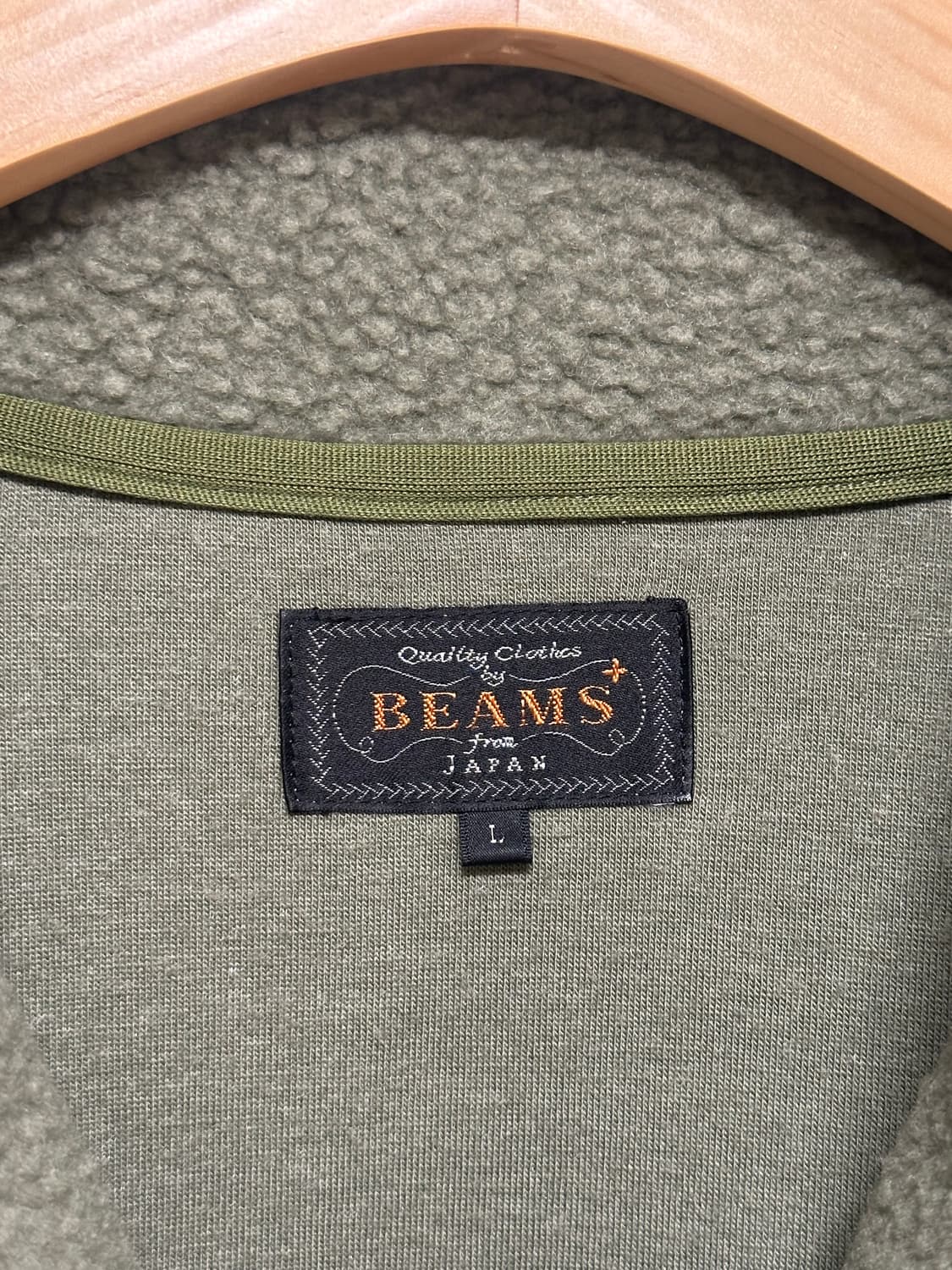 빔즈 플러스 밀리터리 하프집업 플리스 상품이미지8