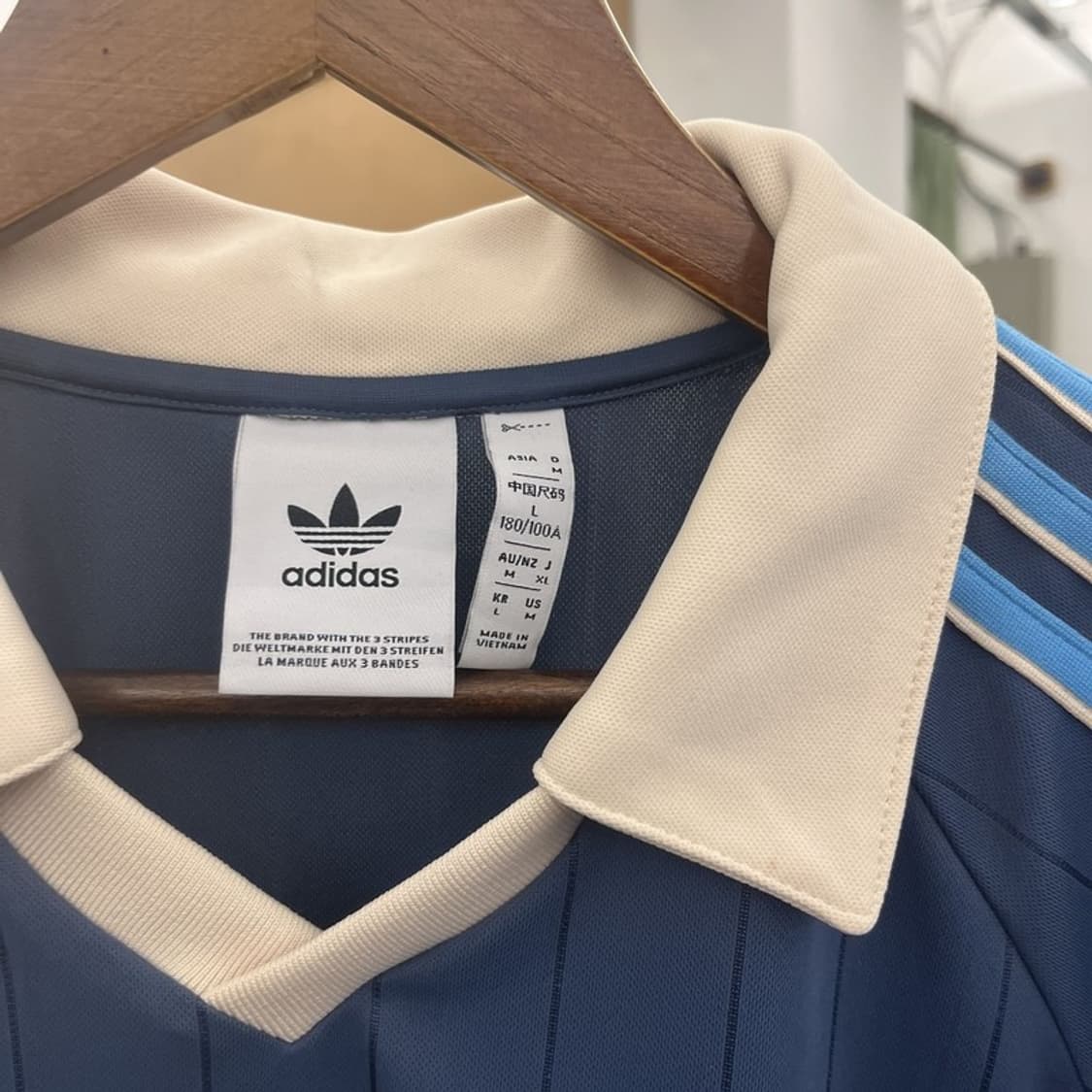 아디다스 올드스쿨 레트로 풋볼 축구 져지 반팔티 L C10770 상품이미지7