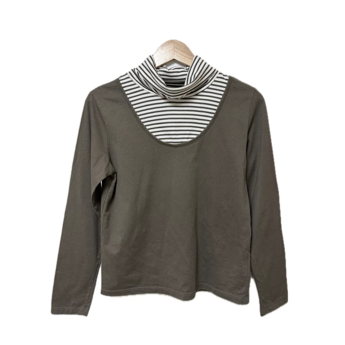 빈티지 레이어드 코튼 티셔츠 모리걸 y2k 상품이미지1