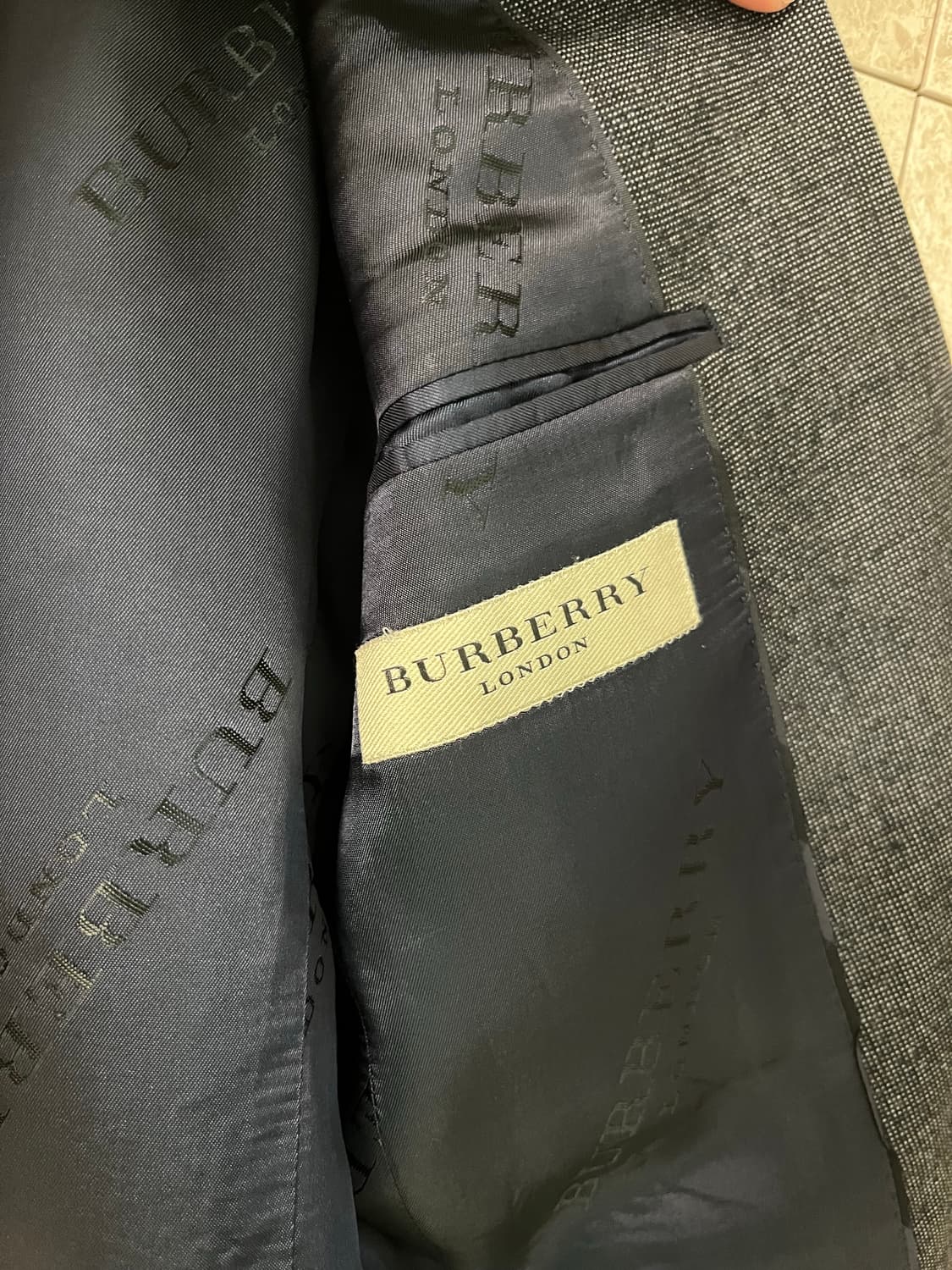 버버리 런던 남성 버진 울 자켓 46R(95사이즈) 정품 상품이미지5