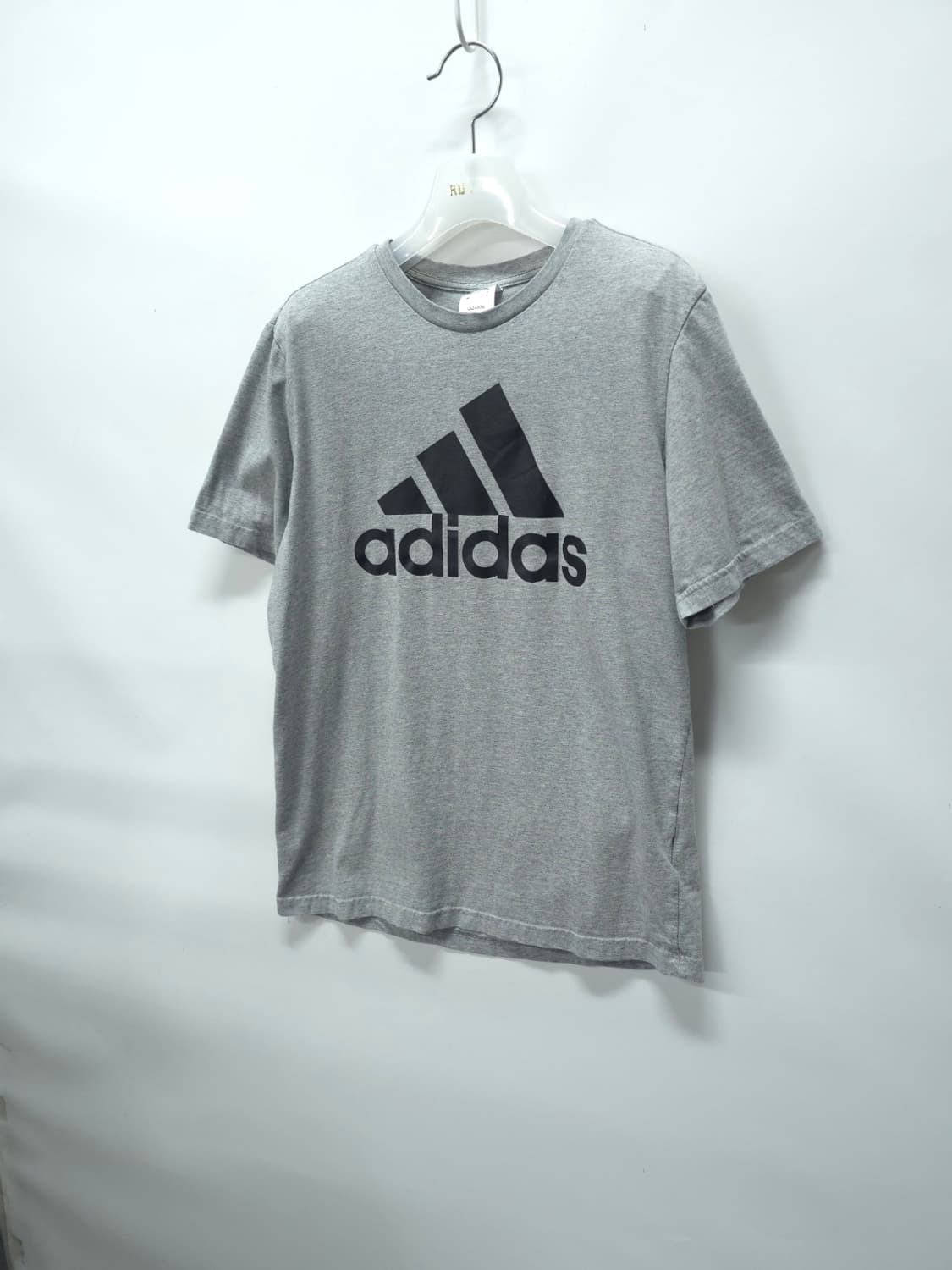 아디다스 빅로고 멜란지 그레이 반팔 티셔츠 (95) 상품이미지2