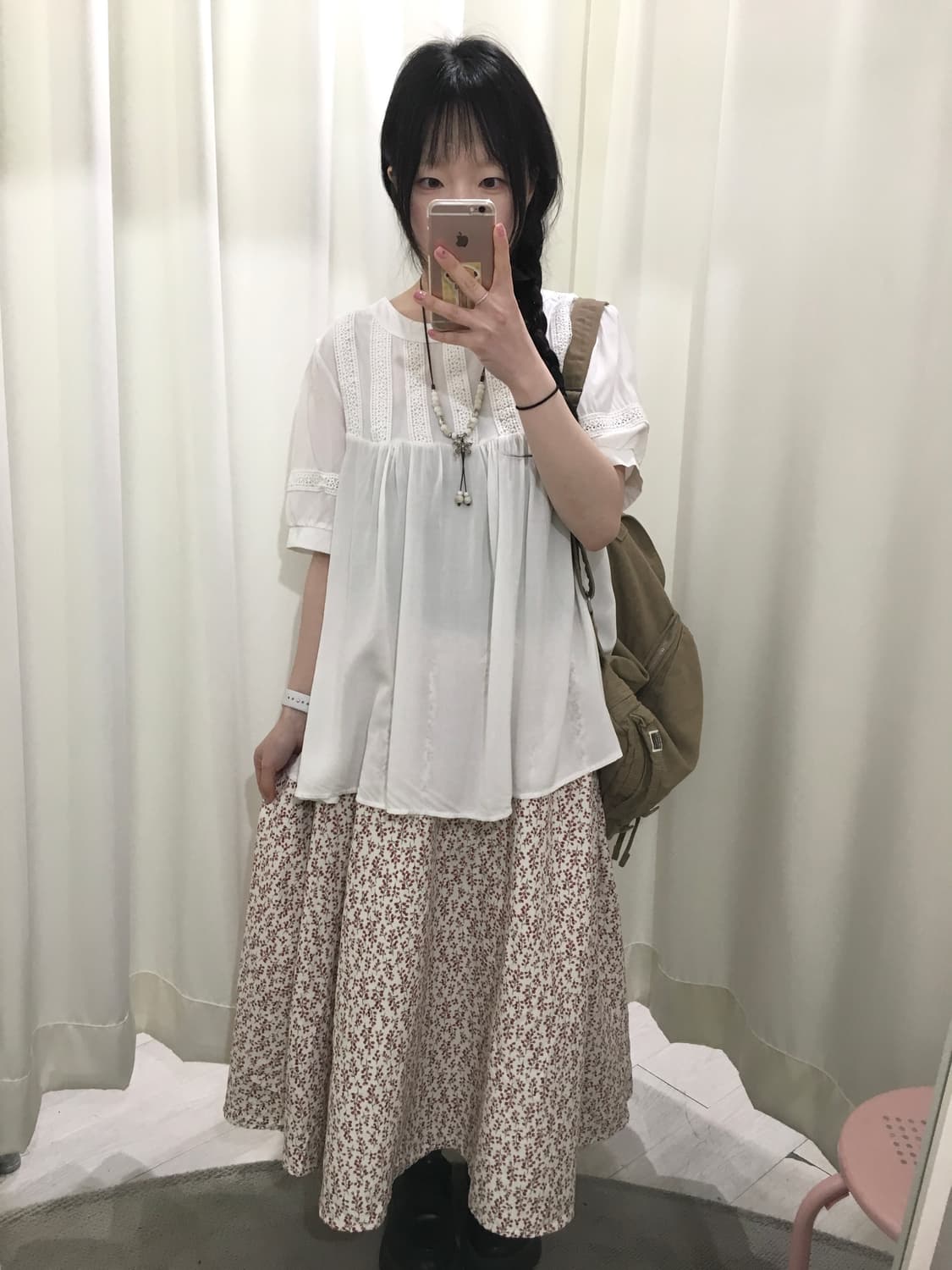 earth music flower skirt 상품이미지4