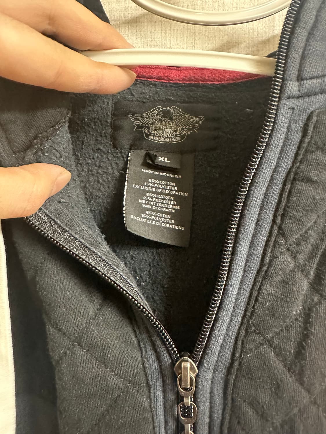 할리데이비슨 후드집업 XL 상품이미지3