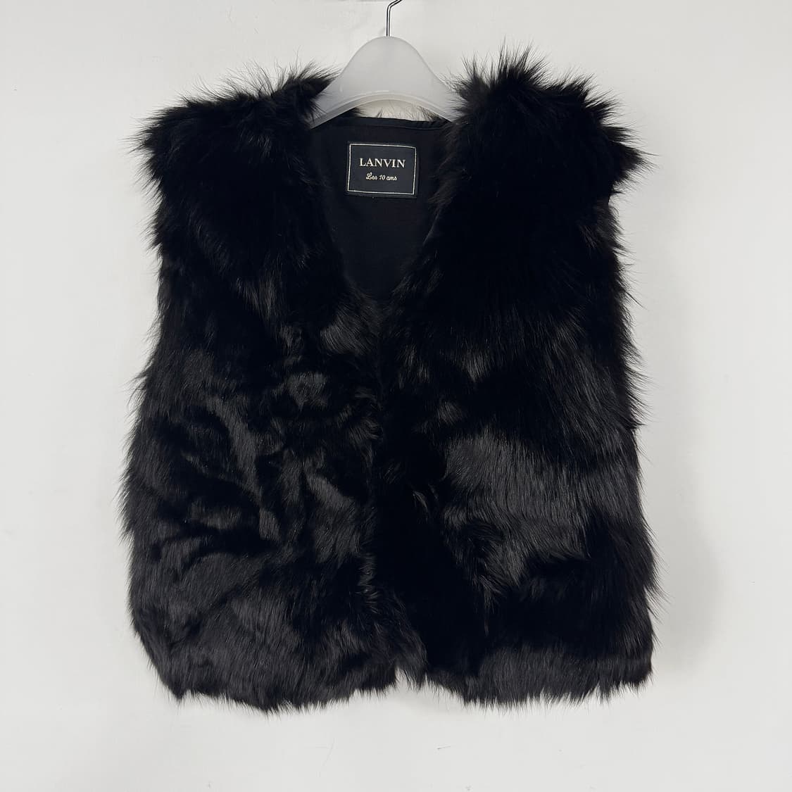 랑방 LANVIN 폭스 퍼 베스트 집업 상품이미지1