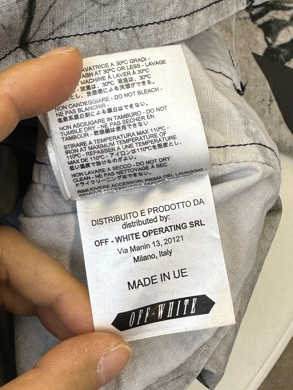 오프 화이트 16SS 마블 필드 자켓 상품이미지8