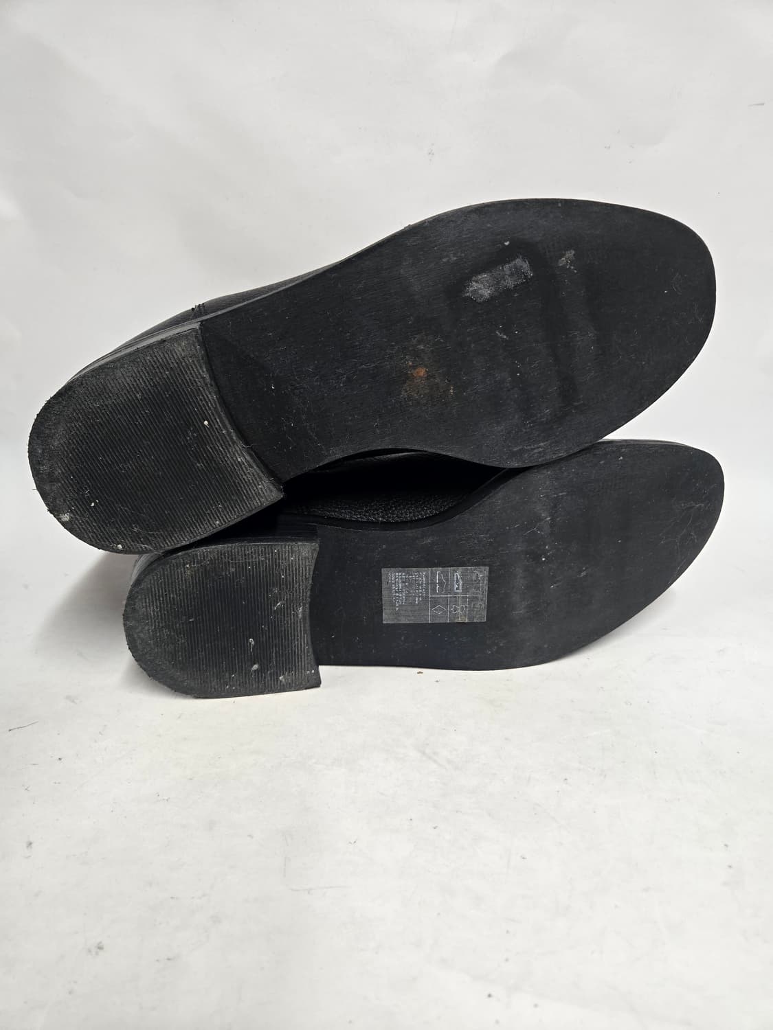 H&M 레더 블랙 첼시 부츠 240mm 상품이미지6