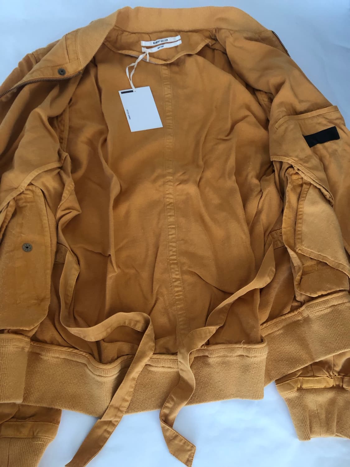 로버트 겔러(ROBERT GELLER) 빈티지 가공 블루종 자켓 상품이미지5