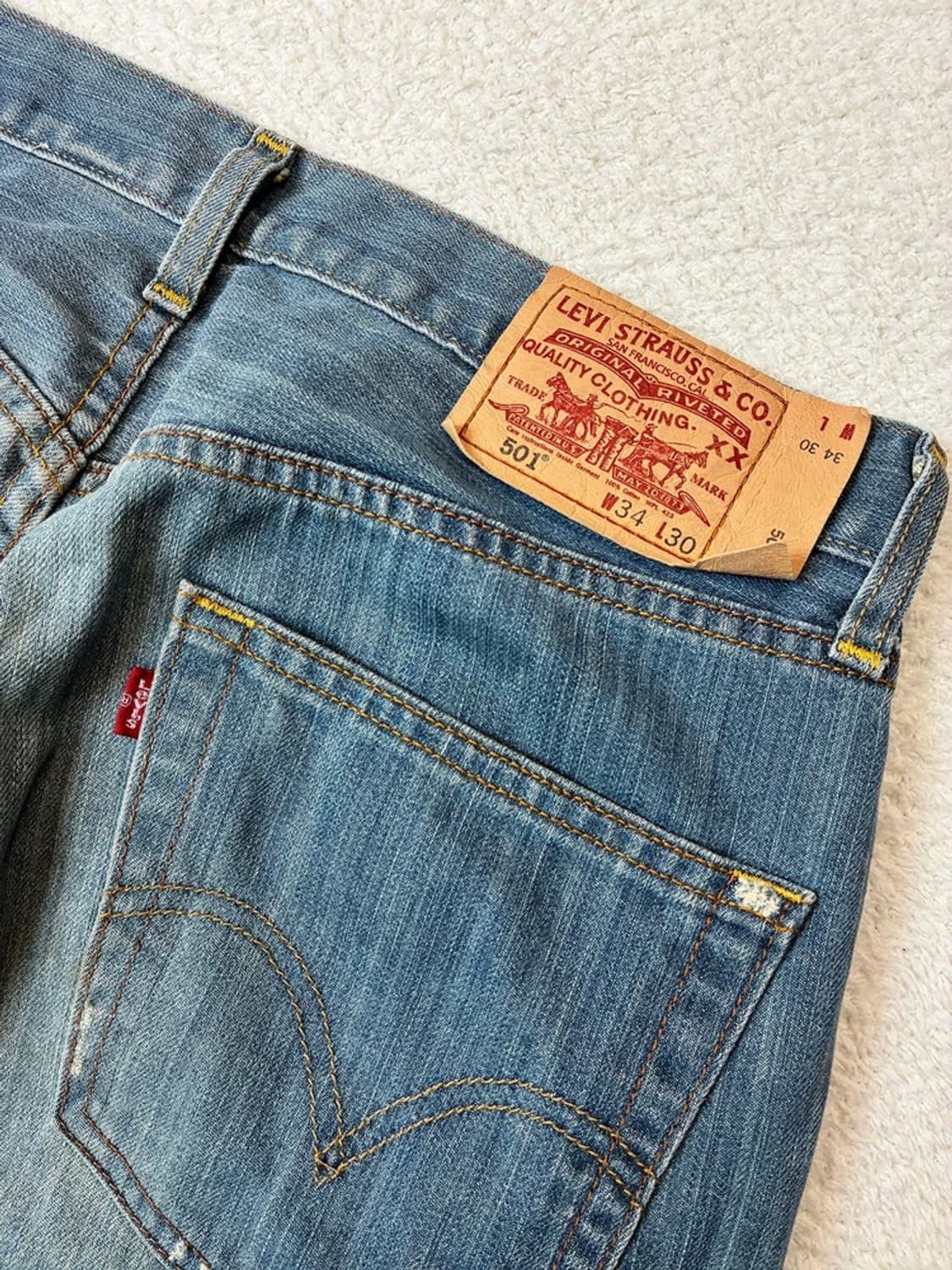 리바이스 00s 501 스트레이트 데님 팬츠 PN6194 상품이미지7