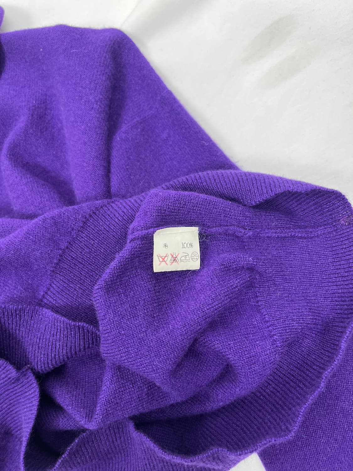 Sonia Rykiel (made in Scotland) 퍼플컬러 니트  상품이미지6