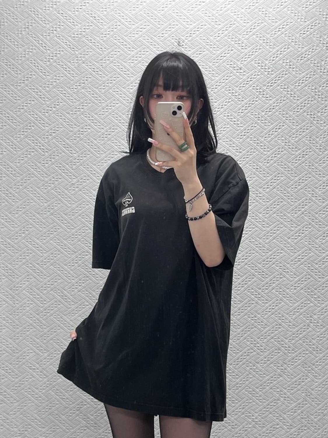 제네럴웍스 스트릿 펑크 갬블러 카드 프린팅 반팔티 4XL C12322 상품이미지1