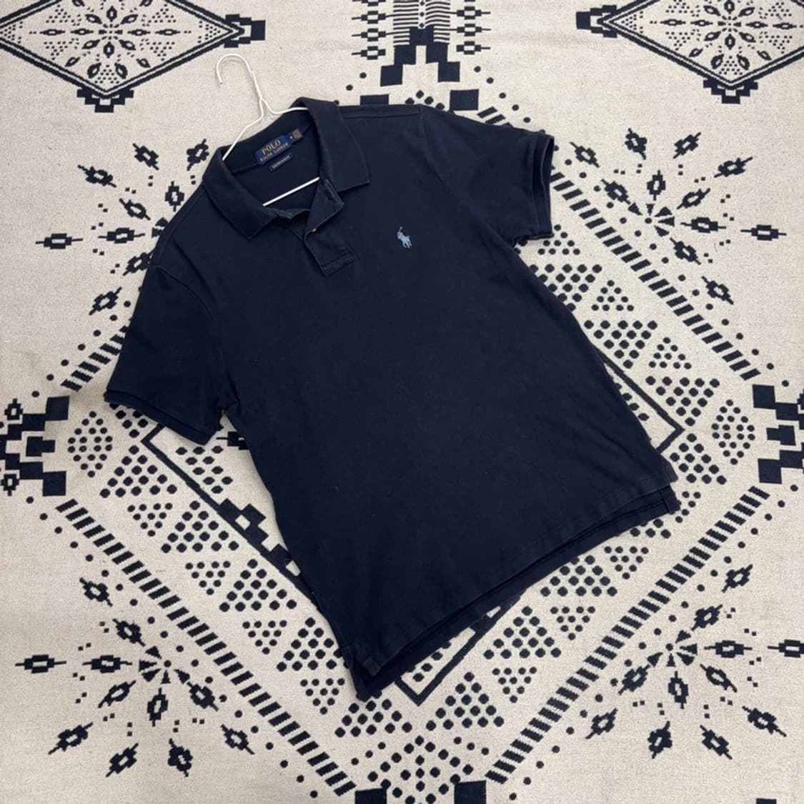 폴로 랄프로렌 커스텀 슬림핏 자수 반팔카라티 M P00065 상품이미지1