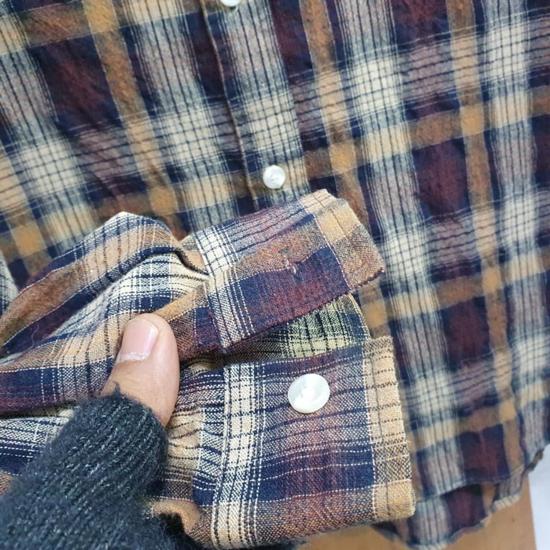 ATTENTION 체크 셔츠(105) 상품이미지3