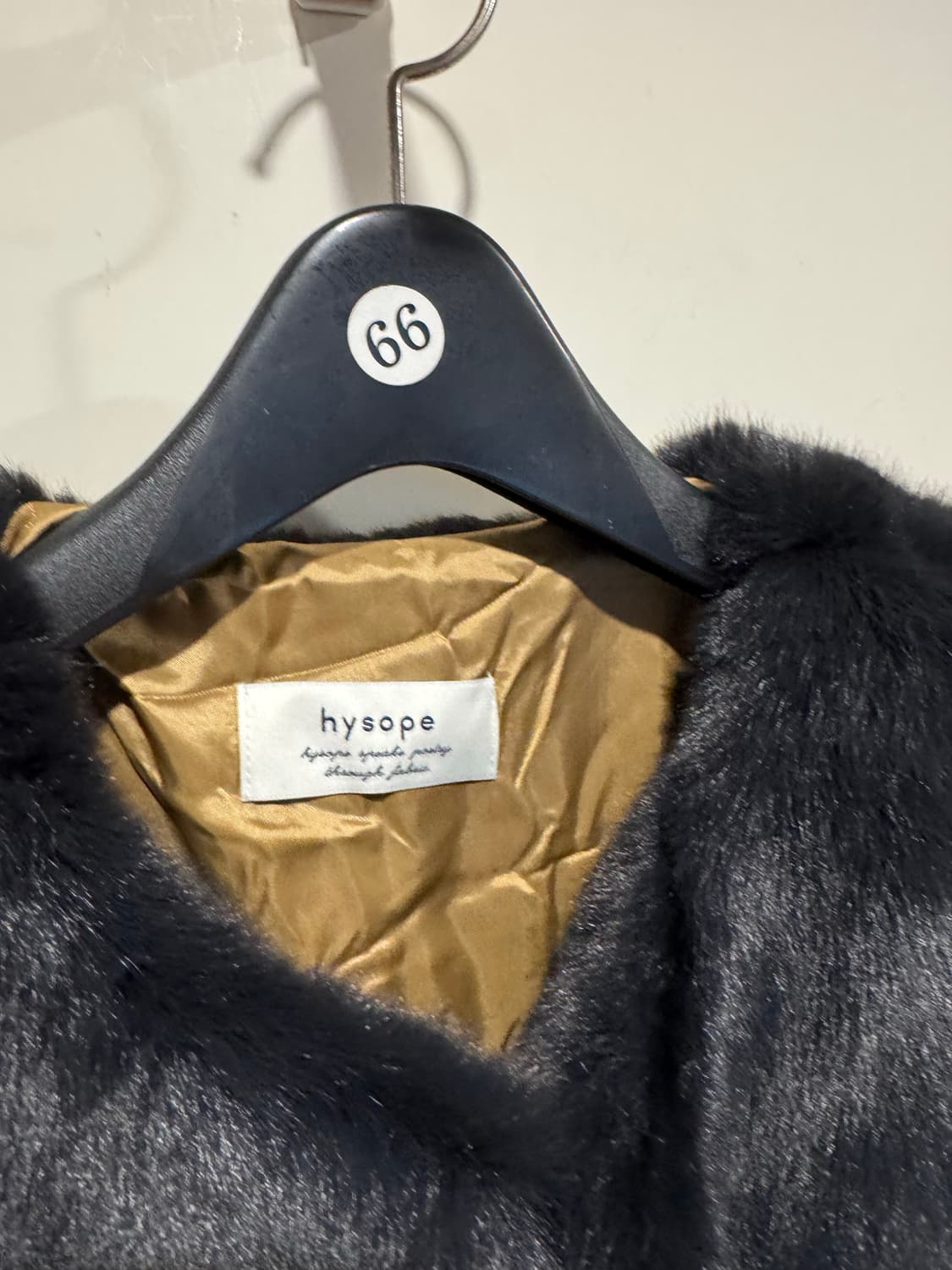 hysope 히솝 퍼 코트 상품이미지5