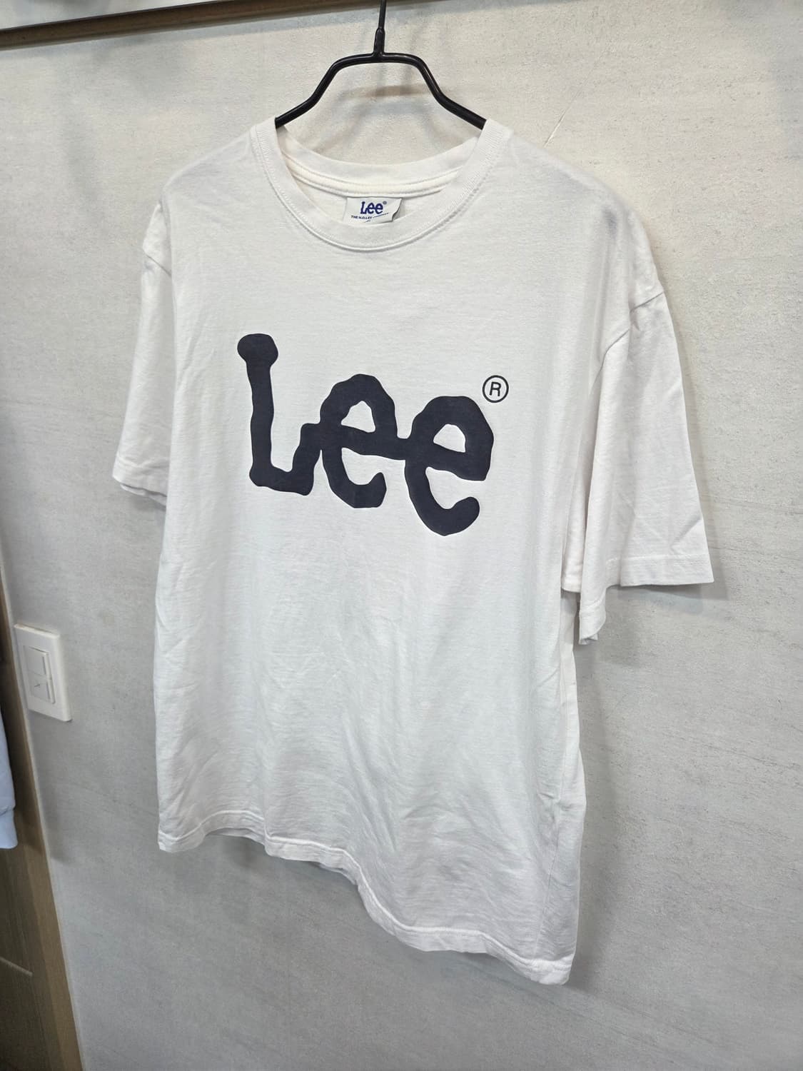 Lee 빅로고 반팔 화이트 M 상품이미지5