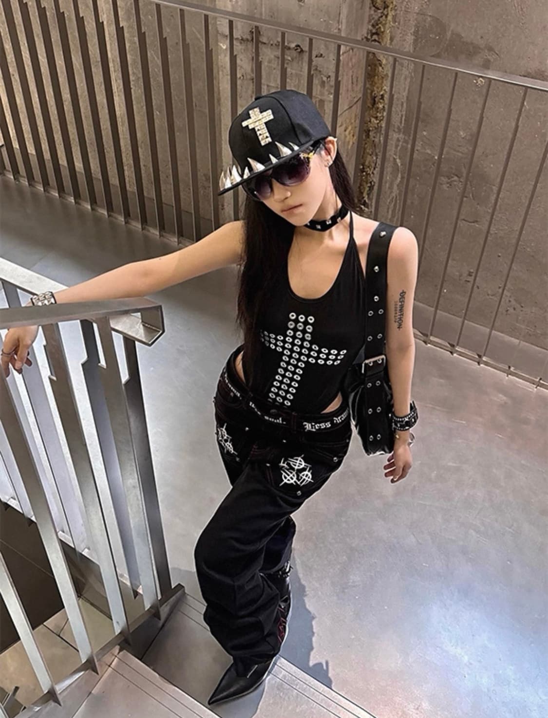 Opium Cross Layered Top 상품이미지2