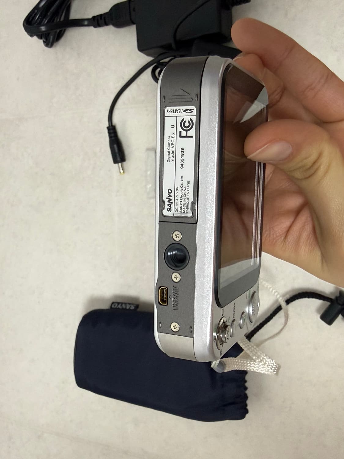 Sanyo Xacti E6 Silver+ 산요 작티 E6 실버+ 작례 ㅇ 상품이미지5