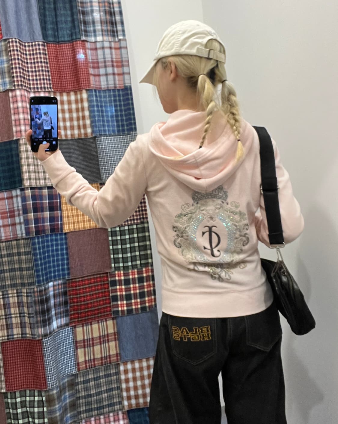 쥬씨꾸뛰르 딸기우유 양털 후드집업 상품이미지6