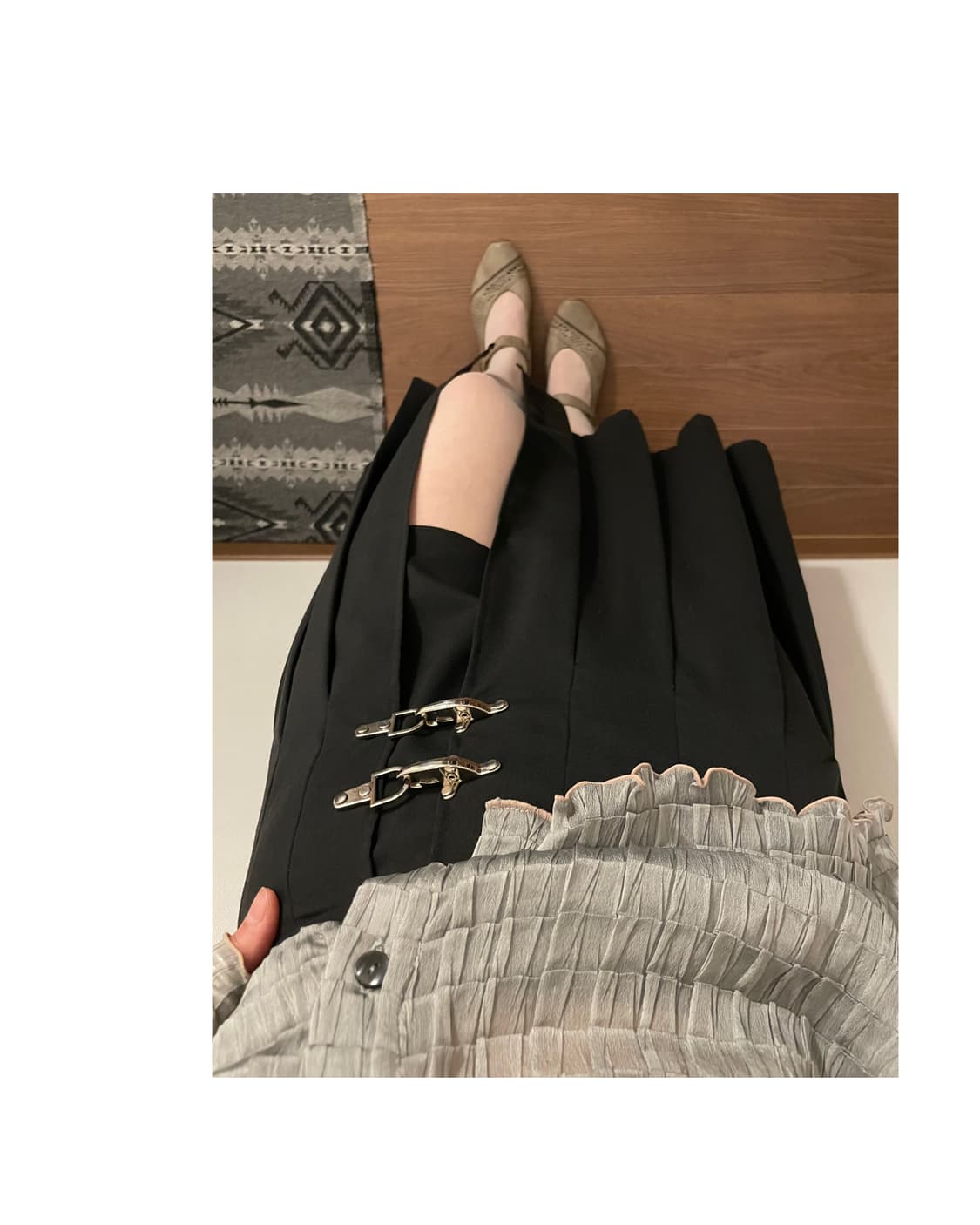 Buckle skirt-pants 상품이미지1